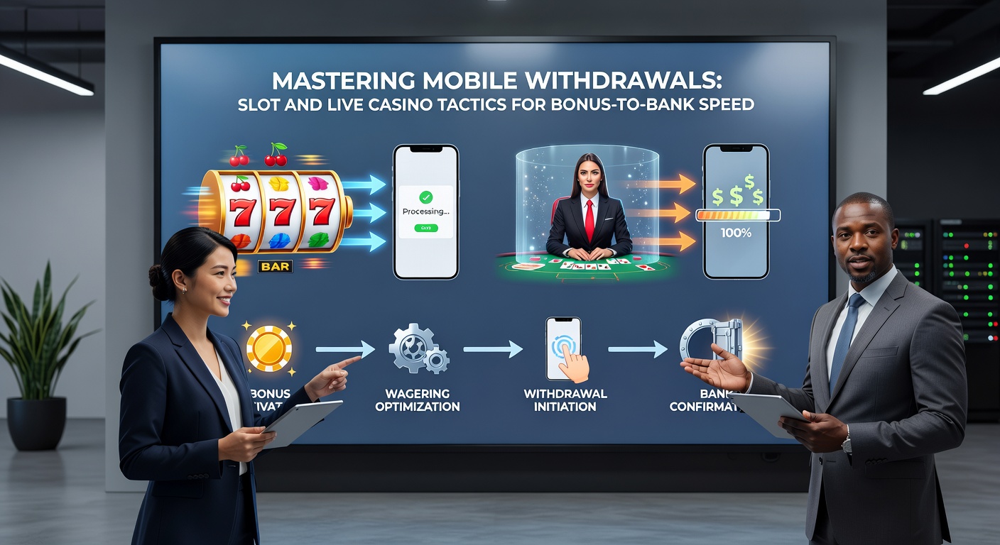 Close-up of a live casino table on a mobile device next to a bank app notification confirming instant withdrawal from slot winnings